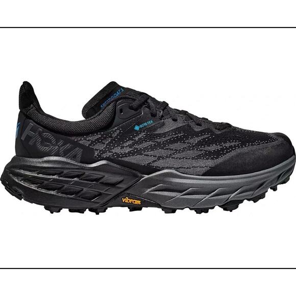 Hoka One One Black Trail Running Shoes with Subtle Blue Accents main image 5